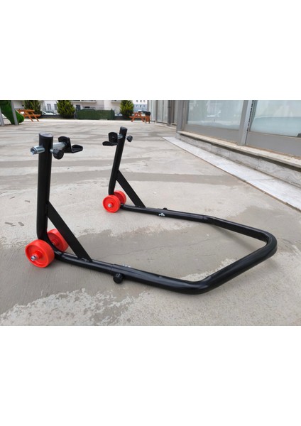Motosiklet Kaldırma Sehpası (Paddock Stand)Siyah L Aparat