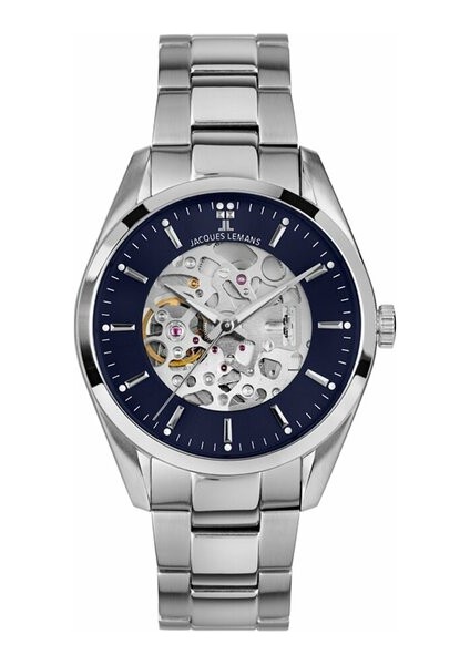 Kinetik Gümüş Çelik Kordonlu Erkek Kol Saati 5 Atm Su Geçirmez Paslanmaz