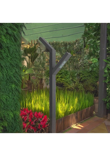Özel Reflektörlü Bollard Aydınlatma Antrasit BL109