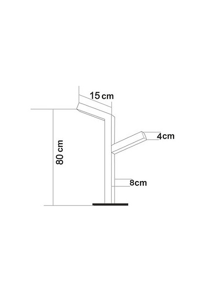 Özel Reflektörlü Bollard Aydınlatma Antrasit BL109