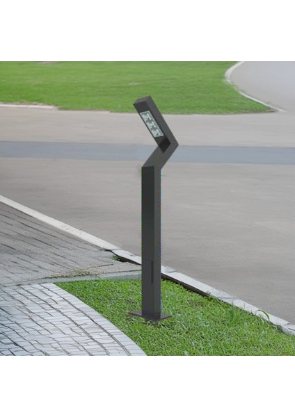 Quark Lighting Özel Reflektörlü Bollard Aydınlatma (Çift Yönlü) Antrasit BL110