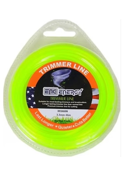 Energy Misina 3.0mm 56METRE Sarı 6 Köşe