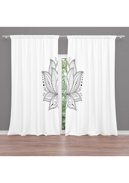 3D Baskılı Fon Perde 537