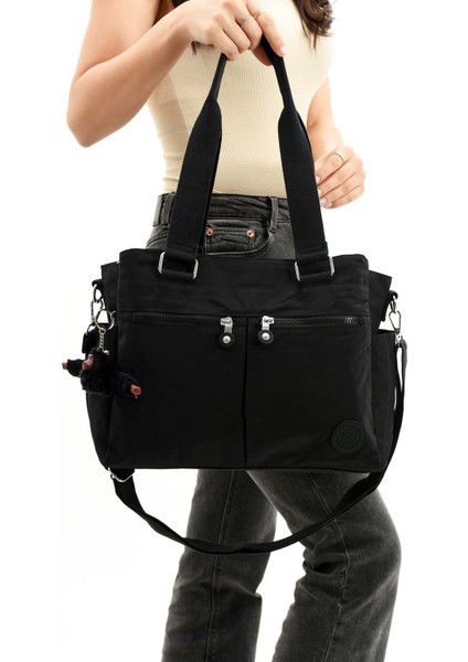 Kadın Büyük Boy 8 Bölmeli Krinkıl Omuz Askılı Çanta & Üniversite Ve Okul & Gündelik Çanta Lıfonbag-3006 fiyatları