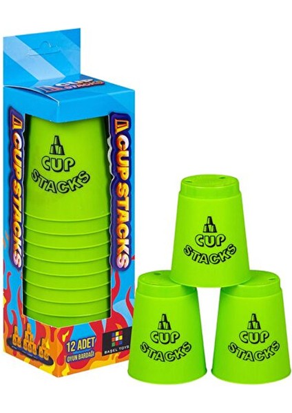 Cup Stacks Yeşil 10020