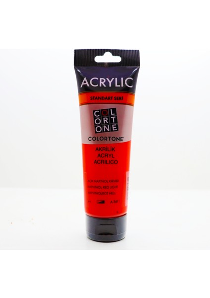 Artist Colors (Standart Seri) 120 ml Akrilik Boya ''açık Naptol Kırmızı''