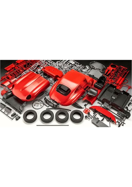 Maket Model Kit Araba Jaguar E Type 07717