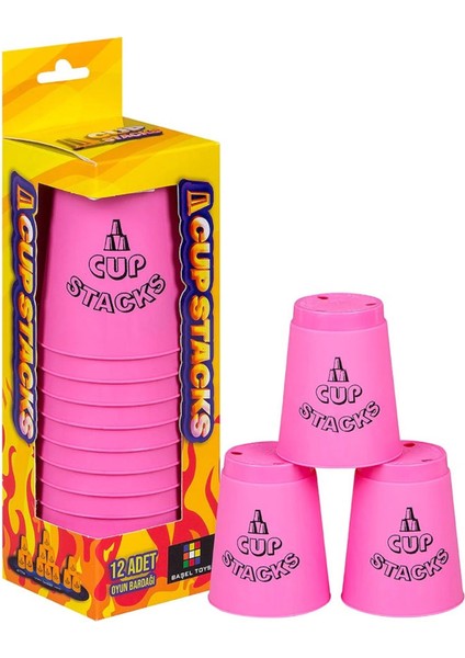 Cup Stacks Pembe 10020