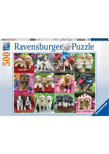 500 Parça Puzzle Köpek Yavruları 146598