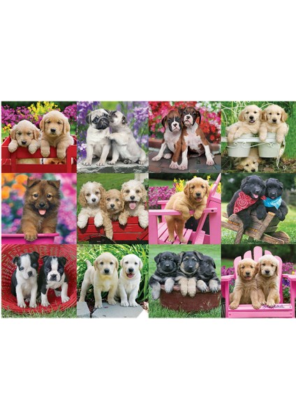 500 Parça Puzzle Köpek Yavruları 146598