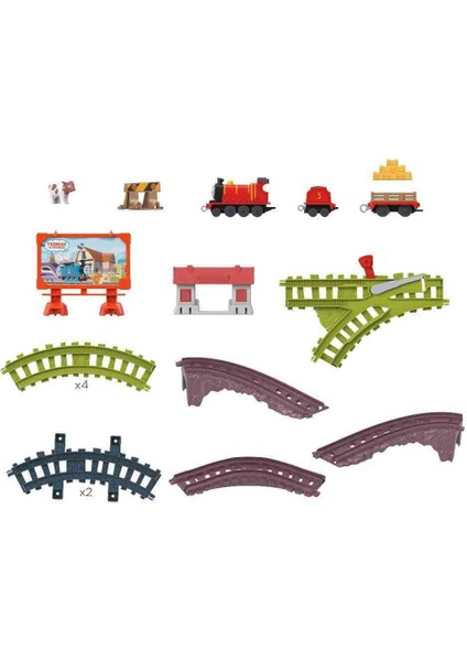 Thomas ve Arkadaşları Tren Seti Sür-Bırak HGY82-HWX66 modelleri