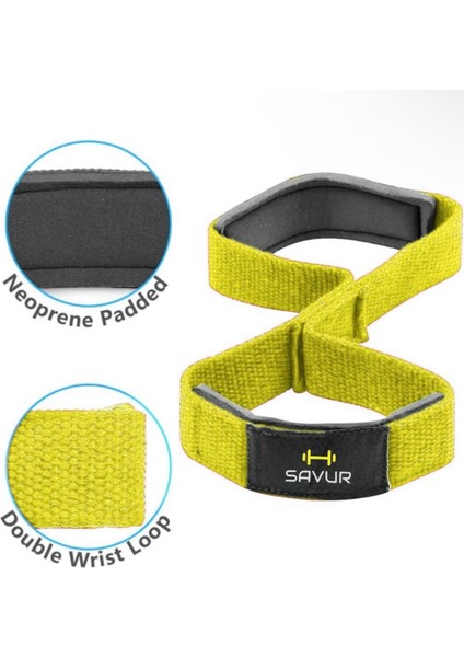 8 Loop Lifting Straps , Halter Kayışı , Straps 2'li Paket