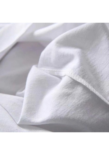 Spider Cat Reglan Uzun Kollu Baskılı Beyaz T-Shirt modelleri