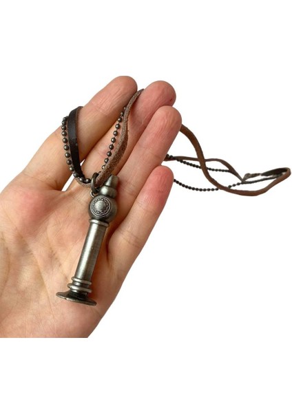 Aayarlanabilir Deri Unisex Kolye