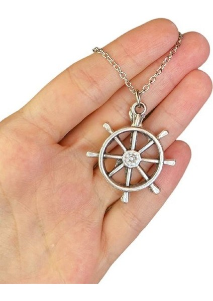 Denizci Balıkçı Gümüş Dümen Kolye fiyatları