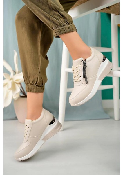 Snicker 02961 Kadın Gizli Topuklu Spor Ayakkabı