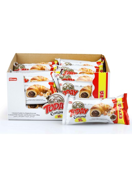Today Kruvasan Çikolatalı 62 Gr. 24 Adet (1 Kutu)