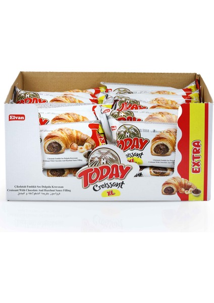 Today Kruvasan Çikolatalı 62 Gr. 24 Adet (1 Kutu)