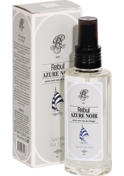 Azure Noir 125 Ml Pet Şişe Kolonya 80°