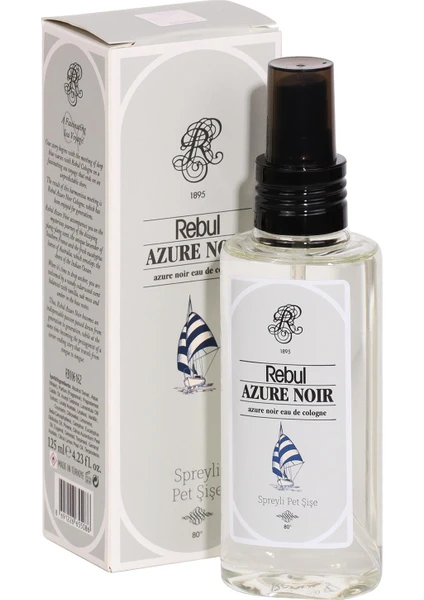 Azure Noir 125 Ml Pet Şişe Kolonya 80°