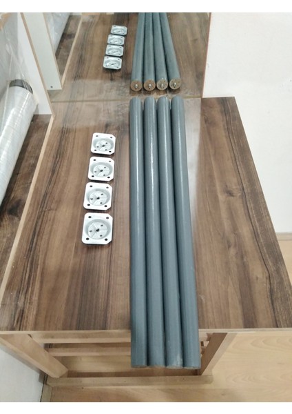 70 cm 4lük gri konik ayak.