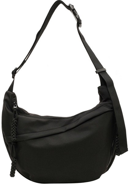 Çanta Kadın Yaz Büyük Kapasiteli Crossbody Börek Çanta 2024 Yeni Kanvas Crossbody Çanta High-End Işe Gidiş Omuz Çantası (Yurt Dışından)