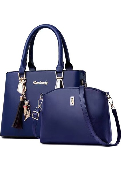 2024 Yeni Moda Kadın Çanta Anne Çantası Basit Batı Tarzı Omuz Çantası (Yurt Dışından)