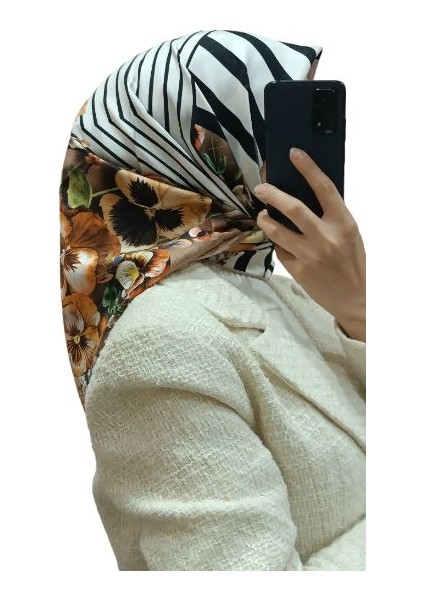 Levidor İ-3807 Twill Ipek Eşarp