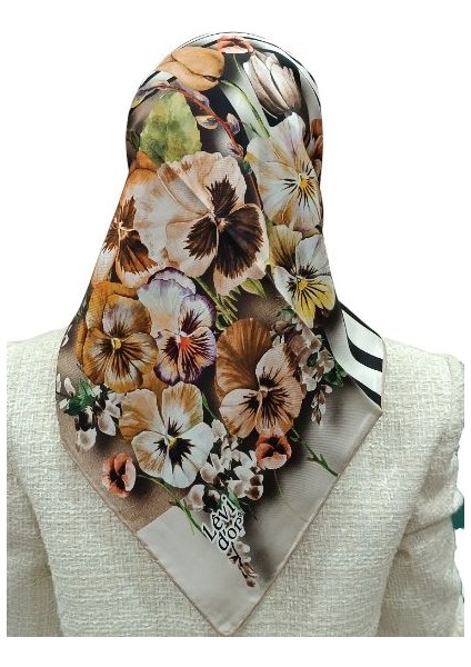 Levidor İ-3807 Twill Ipek Eşarp