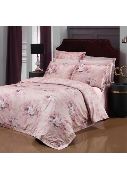 Freza Saten Nevresim Takımı King Size , .pembe modelleri