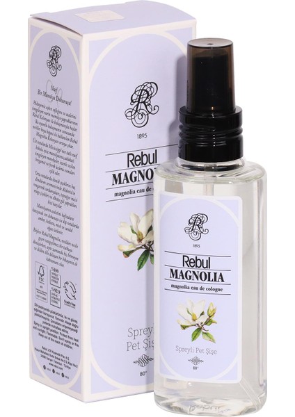Magnolia - Manolya 125 ml Pet Şişe Kolonya 80°