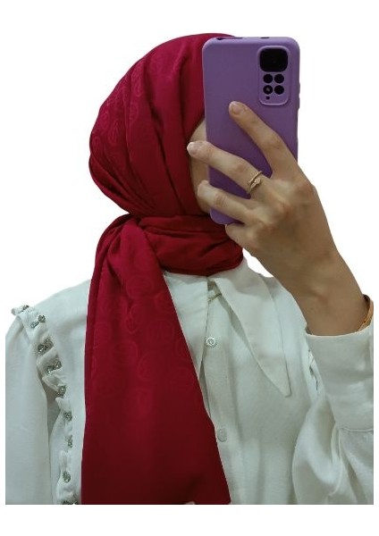 Jakarlı Lys Desenli Şal 1031