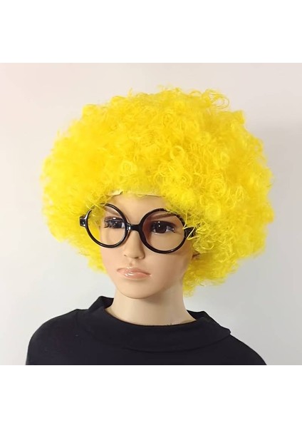 Sarı Kıvırcık Model Peruk