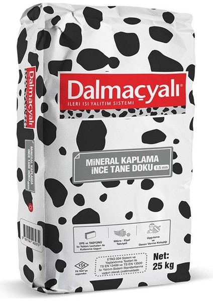 Dalmaçyalı Isı Yalıtım Mantolama Sistemi 7 cm 100 Metrekare