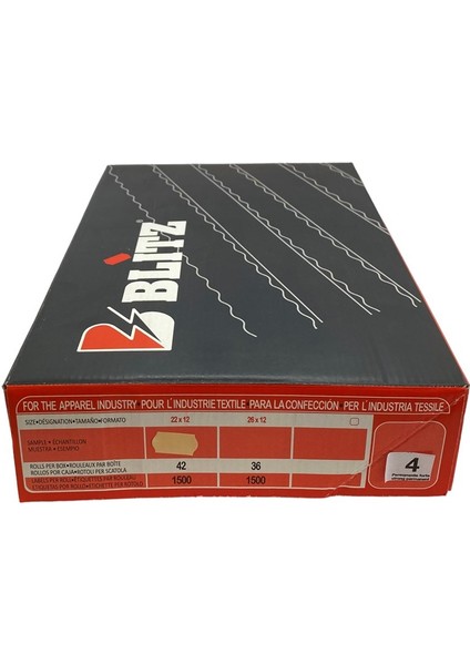 Etiketleme Makinesi 4 No Bej Etiket / 12X22 42ADET