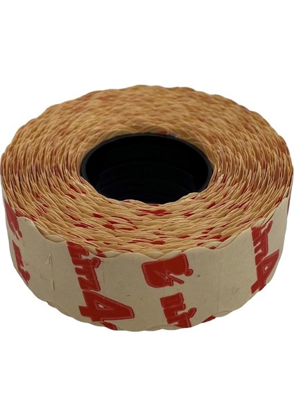Etiketleme Makinesi 4 No Bej Etiket / 12X22 42ADET