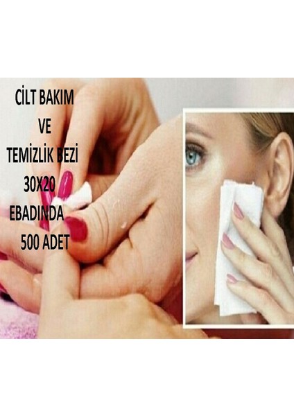 BB Kozmetik Kullan At Cilt Bakım Havlusu, Cilt Temizleme Bezi 30X20 cm Cilt Bakımı 500 Adet