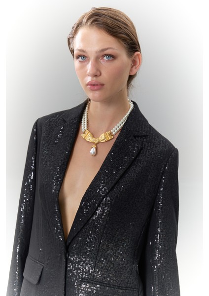 Tek Düğmeli Erkek Yaka Blazer Ceket Siyah K2516041_001 modelleri