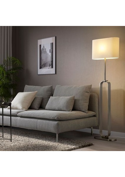 Uppvınd Yer Lambası, Nikelaj Kaplama-Beyaz, 150 cm modelleri