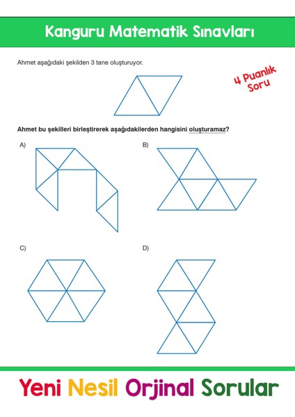 2. Sınıf Zihin Çalıştıran Eğlenceli Kanguru Matematik Soruları
