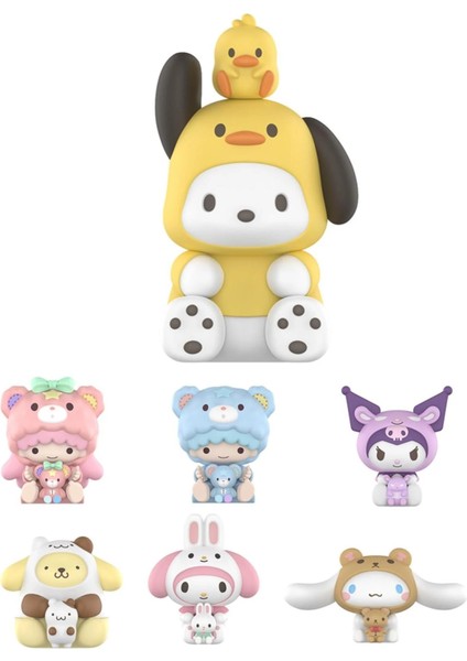 Sanrio Lisanslı Sarılan Arkadaşlar Serisi Sürpriz Figürlü Kutu Blind Box