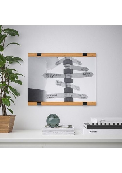 Vısbäck Poster Askısı, Bambu, 61 cm
