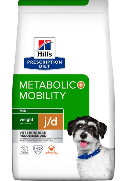 Prescription Diet Metabolic Mobility Mini J/d Köpek Kuru Maması 3 kg