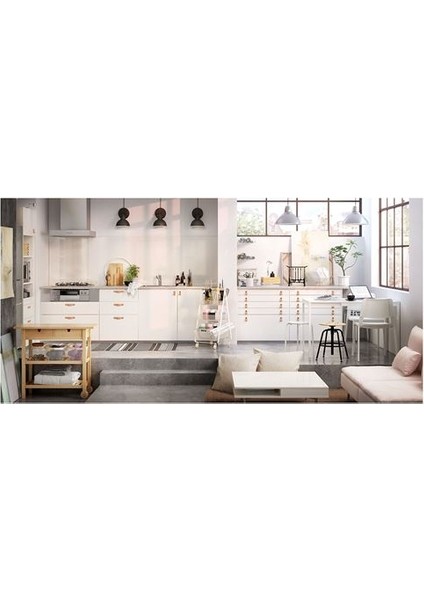 Förhöja Servis Arabası, Huş, 100X43X90 cm modelleri