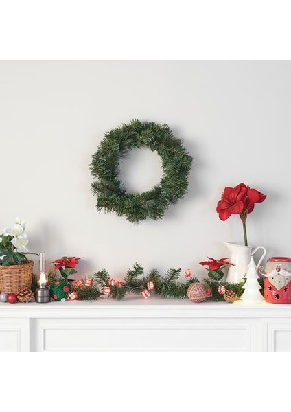 Vınterfınt Yapay Çelenk, Yeşil, 45 cm fiyatları