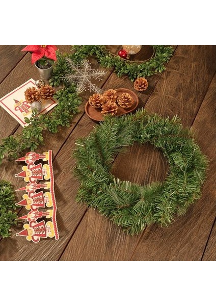 Vınterfınt Yapay Çelenk, Yeşil, 45 cm fırsatları