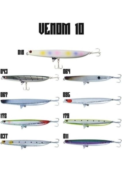 Venom 10 10.5gr 10CM Maket Balık 172 Bleeding Anchovy