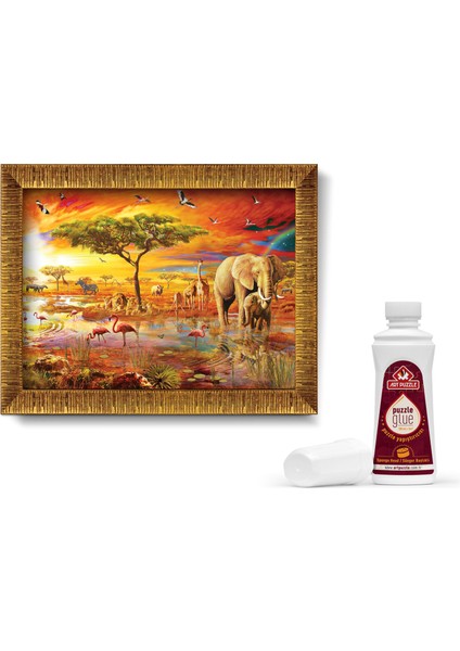 Savana'nın Kralları 1000 Parça Çerçeveli Puzzle fiyatları