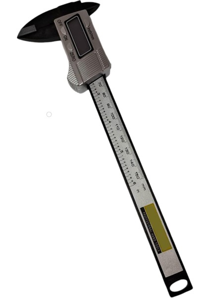 Carbon Fiber Dijital Kumpas 0-150 mm LCD Ekran Kumpas Pilli Kumpas