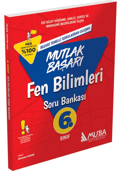 Muba Yayınları Mutlak Başarı 6. Sınıf Fen Bilimleri Soru Bankası